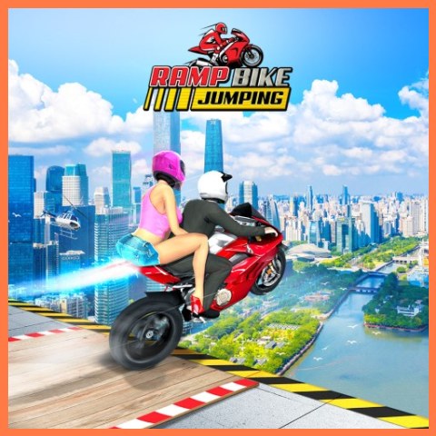 Ramp Bike Jumping