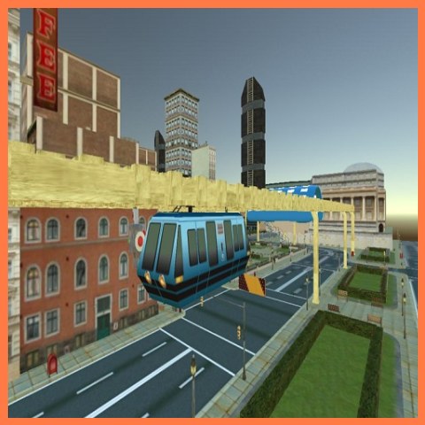 Sky Train Simulator : Elevated Train Driving Game